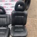 BLACK LEATHER SEATS SET FRONT AND REAR