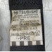 SEAT BELT FRONT RIGHT BLACK FOR A MITSUBISHI PAJERO - V75W