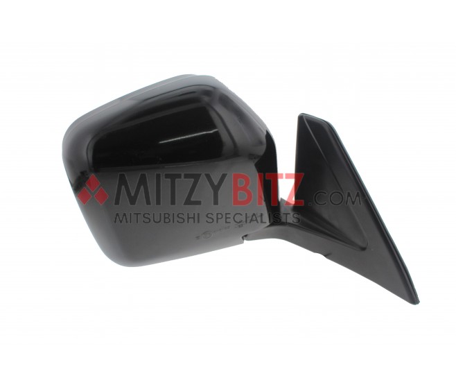 DOOR WING MIRROR FRONT RIGHT  BLACK (P) FOR A MITSUBISHI EXTERIOR - 