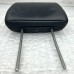 BLACK LEATHER MIDDLE ROW CENTRE HEAD REST FOR A MITSUBISHI PAJERO - V68W