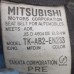 SEAT BELT WITH PRE-TENSIONER FRONT LEFT FOR A MITSUBISHI SEAT - 