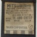 REAR LEFT SEAT BELT FOR A MITSUBISHI SEAT - 