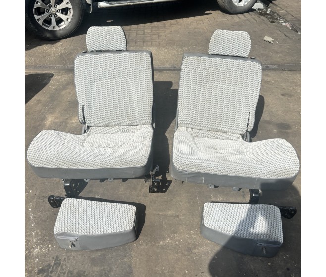 SECOND ROW SEATS - PAIR FOR A MITSUBISHI V20-50# - REAR SEAT
