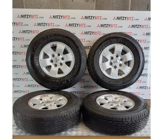 ALLOY WHEELS WITH TYRES 16 FOR A MITSUBISHI V60,70# - ALLOY WHEELS WITH TYRES 16