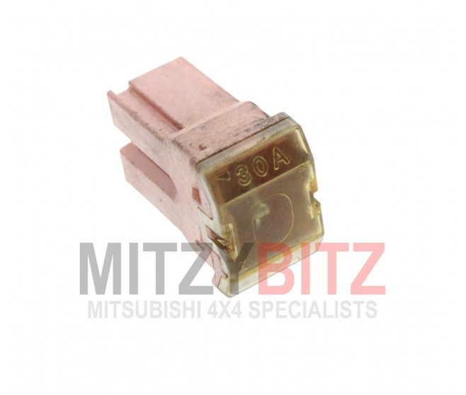30 AMP PINK PUSH IN FUSE DOME STYLE FOR A MITSUBISHI HEATER,A/C & VENTILATION - 