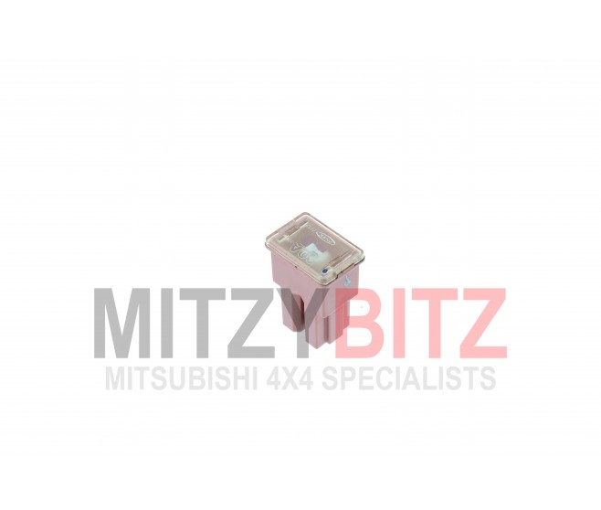 30 AMP PINK PUSH IN FUSE FLAT STYLE FOR A MITSUBISHI V30,40# - 30 AMP PINK PUSH IN FUSE FLAT STYLE