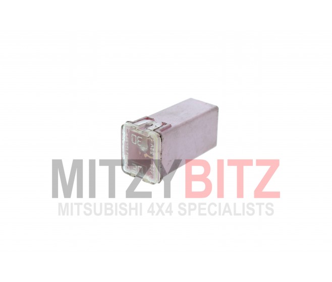 30 AMP SMALL PINK PUSH IN FUSE FOR A MITSUBISHI H60,70# - 30 AMP SMALL PINK PUSH IN FUSE