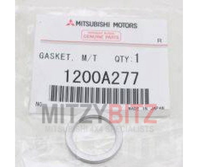 MANUAL GEARBOX CASE PLUG GASKET FOR A MITSUBISHI ASX - GA7W