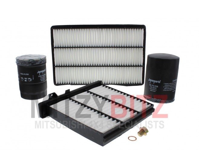 FILTER KIT (OIL AIR FUEL CABIN) FOR A MITSUBISHI V60# - AIR CLEANER