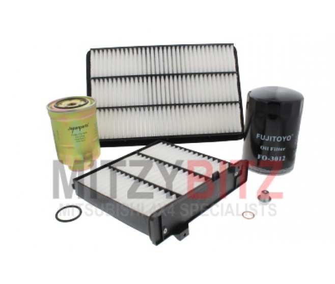 FILTER KIT (OIL AIR FUEL CABIN) FOR A MITSUBISHI V80,90# - AIR CLEANER