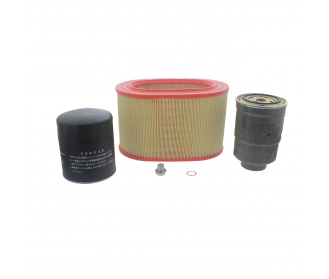 OVAL AIR FILTER SERVICE KIT FOR A MITSUBISHI PAJERO - V47WG