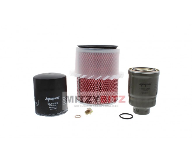 OIL AIR FUEL FILTER SERVICE KIT FOR A MITSUBISHI K0-K3# - OIL AIR FUEL FILTER SERVICE KIT