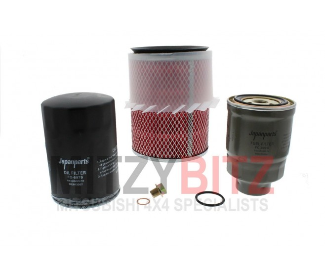 ROUND AIR FILTER KIT 2.8 4M40 MODELS 1996-2000 FOR A MITSUBISHI V20-40W - ROUND AIR FILTER KIT 2.8 4M40 MODELS 1996-2000