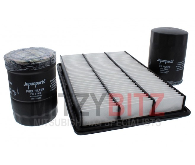 QUALITY FILTER KIT (OIL AIR FUEL) FOR A MITSUBISHI PAJERO - V96W