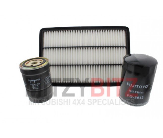 QUALITY FILTER KIT (OIL AIR FUEL) FOR A MITSUBISHI V60,70# - AIR CLEANER