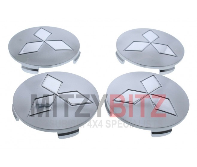 ALLOY WHEEL CENTRE HUB CAPS 80MM FOR A MITSUBISHI V70# - ALLOY WHEEL CENTRE HUB CAPS 80MM