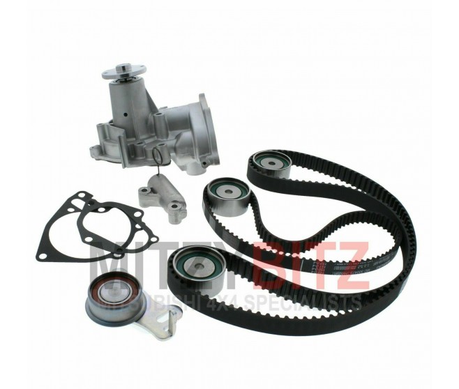 TIMING & BALANCE BELT, TENSIONERS & WATER PUMP KIT FOR A MITSUBISHI ENGINE - 
