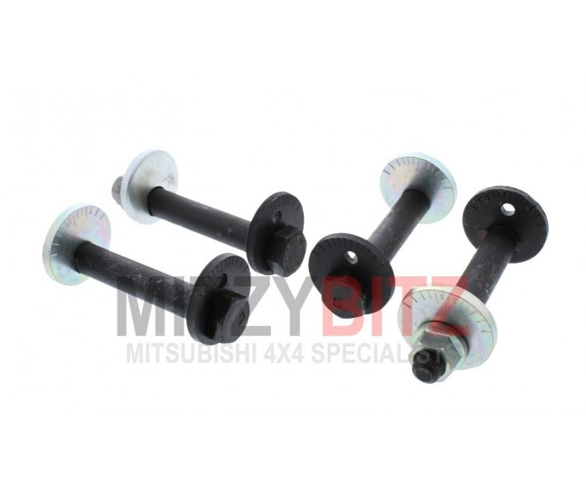 ALL 4 FRONT LOWER WISHBONE CAMBER BOLTS FOR A MITSUBISHI PAJERO/MONTERO - V73W