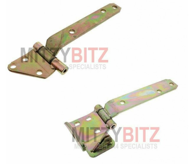 TAILGATE BOOT BACK DOOR TOP AND BOTTOM HINGE FOR A MITSUBISHI PAJERO/MONTERO - V44W