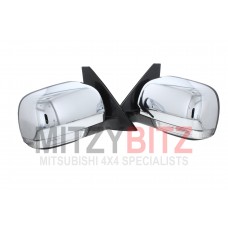 CHROME ELECTRIC WING MIRRORS WITH INDICATOR