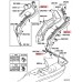 FILLER NECK & BREATHER PIPES FOR A MITSUBISHI V60,70# - FILLER NECK & BREATHER PIPES