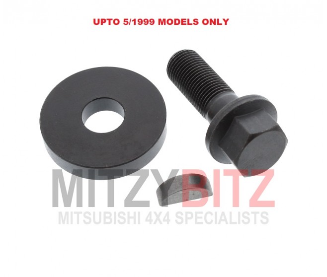 CRANK PULLEY BOLT KEY AND WASHER FOR A MITSUBISHI DELICA SPACE GEAR/CARGO - PD8W