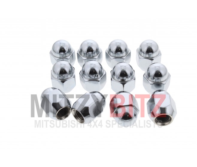 BEVELLED STEEL WHEEL NUTS FOR A MITSUBISHI L200 - K77T