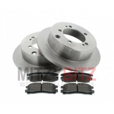 REAR BRAKE DISCS AND PADS