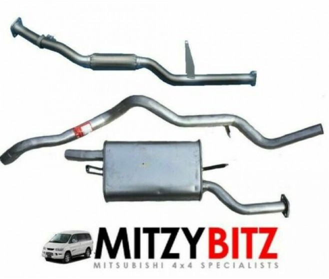 FULL EXHAUST SYSTEM FOR A MITSUBISHI PA-PF# - EXHAUST PIPE & MUFFLER