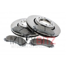 FRONT BRAKE DISCS AND PADS