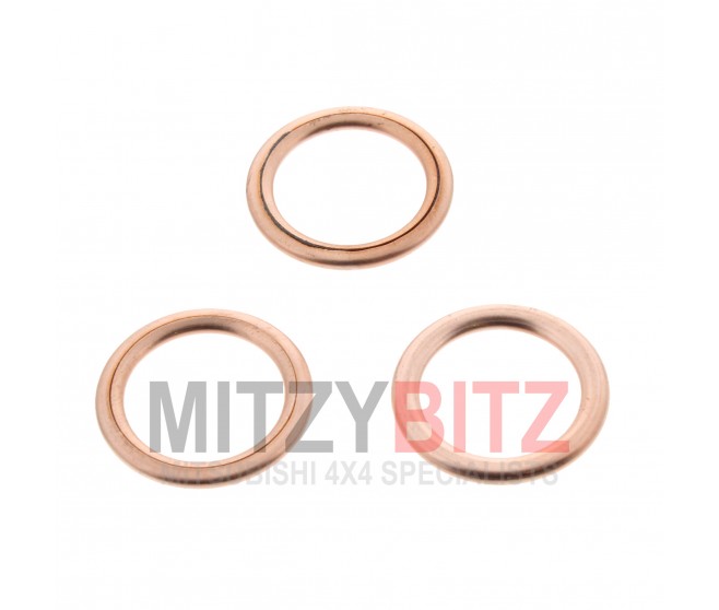 X3 14MM ENGINE OIL SUMP DRAIN PLUG WASHERS FOR A MITSUBISHI GA0# - X3 14MM ENGINE OIL SUMP DRAIN PLUG WASHERS