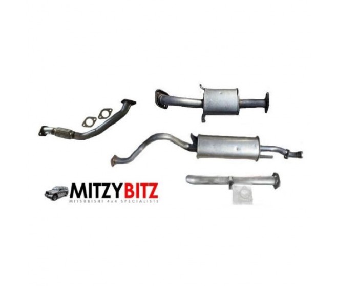 COMPLETE FULL EXHAUST SYSTEM FOR A MITSUBISHI V10-40# - COMPLETE FULL EXHAUST SYSTEM