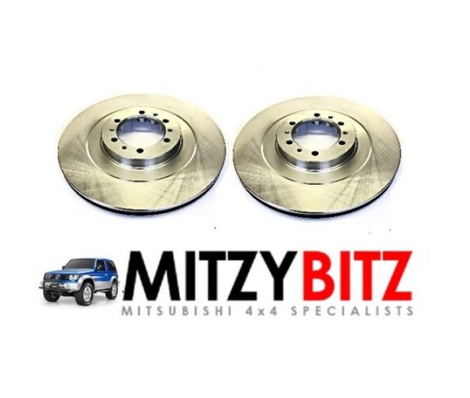 FRONT BRAKE DISCS 276MM FOR A MITSUBISHI L04,14# - FRONT AXLE HUB & DRUM