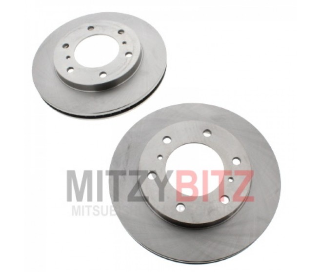 FRONT BRAKE DISCS 290MM VENTED FOR A MITSUBISHI PAJERO - V76W