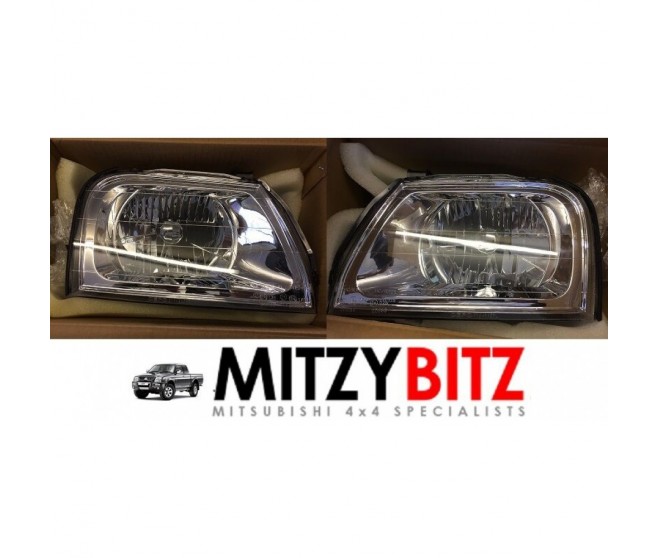 HEAD LAMPS LIGHTS FOR A MITSUBISHI K60,70# - HEAD LAMPS LIGHTS