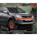 REAR LEAF SPRING FITTING KIT WITH HANGER PLATES  FOR A MITSUBISHI L200 - K72T