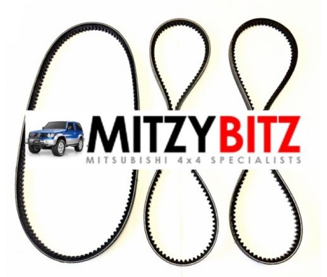3 PIECE FAN BELT KIT FOR A MITSUBISHI COOLING - 