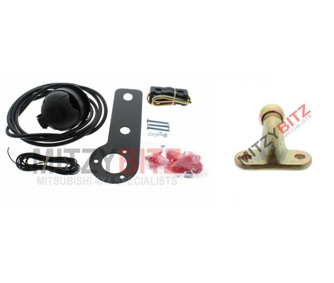 UNIVERSAL TOW BAR 7 PIN ELECTRICS & BALL KIT FOR A MITSUBISHI DELICA SPACE GEAR/CARGO - PD6W
