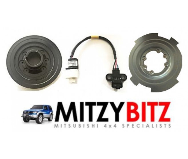 CRANK PULLEY SENSOR AND PICKUP PLATE KIT FOR A MITSUBISHI V20-50# - CRANK PULLEY SENSOR AND PICKUP PLATE KIT