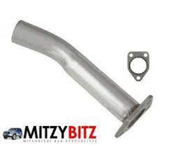EXHAUST TAIL PIPE + GASKET FOR A MITSUBISHI INTAKE & EXHAUST - 