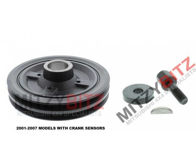 CRANK PULLEY WITH BOLT KIT  FOR A MITSUBISHI L200 - K74T