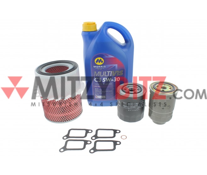 FILTER SERVICE KIT WITH OIL  FOR A MITSUBISHI K0-K3# - OIL PUMP & OIL FILTER