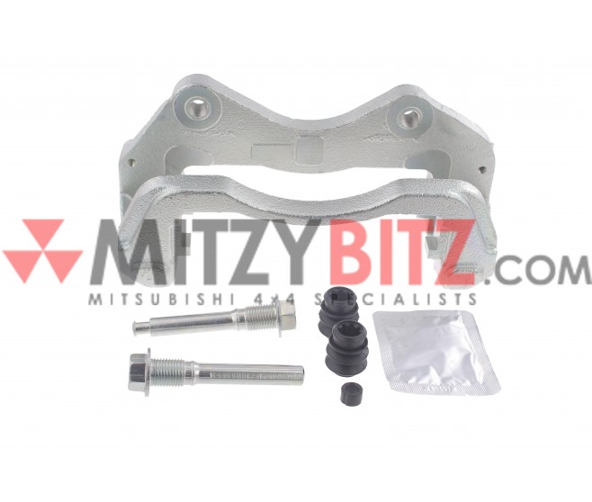 FRONT LEFT BRAKE CALIPER CARRIER AND PIN KIT FOR A MITSUBISHI V20-50# - FRONT LEFT BRAKE CALIPER CARRIER AND PIN KIT