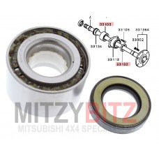 REAR AXLE SHAFT BEARING AND OIL SEAL