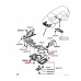 ENGINE ROOM COVER SPLASH SHIELD CLIP X1 FOR A MITSUBISHI BODY - 