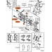 REAR CALIPER SLIDER BOLT PIN KIT FOR A MITSUBISHI MONTERO - V43W