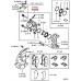 COMPLETE BRAKE CALIPER TWIN PISTON FRONT RIGHT FOR A MITSUBISHI MONTERO - V43W