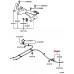 HANDBRAKE CABLE REAR LEFT FOR A MITSUBISHI V70# - PARKING BRAKE CONTROL