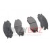 FRONT BRAKE PADS FOR A MITSUBISHI DELICA TRUCK - P05T