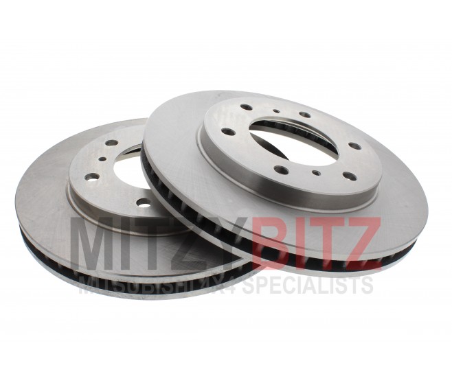FRONT BRAKE DISC'S FOR A MITSUBISHI FRONT AXLE - 